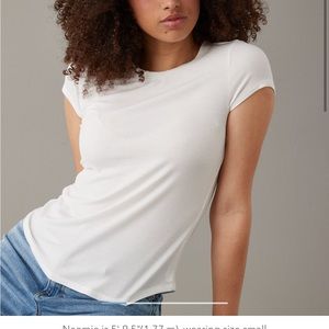 Soft and sexy ribbed tee